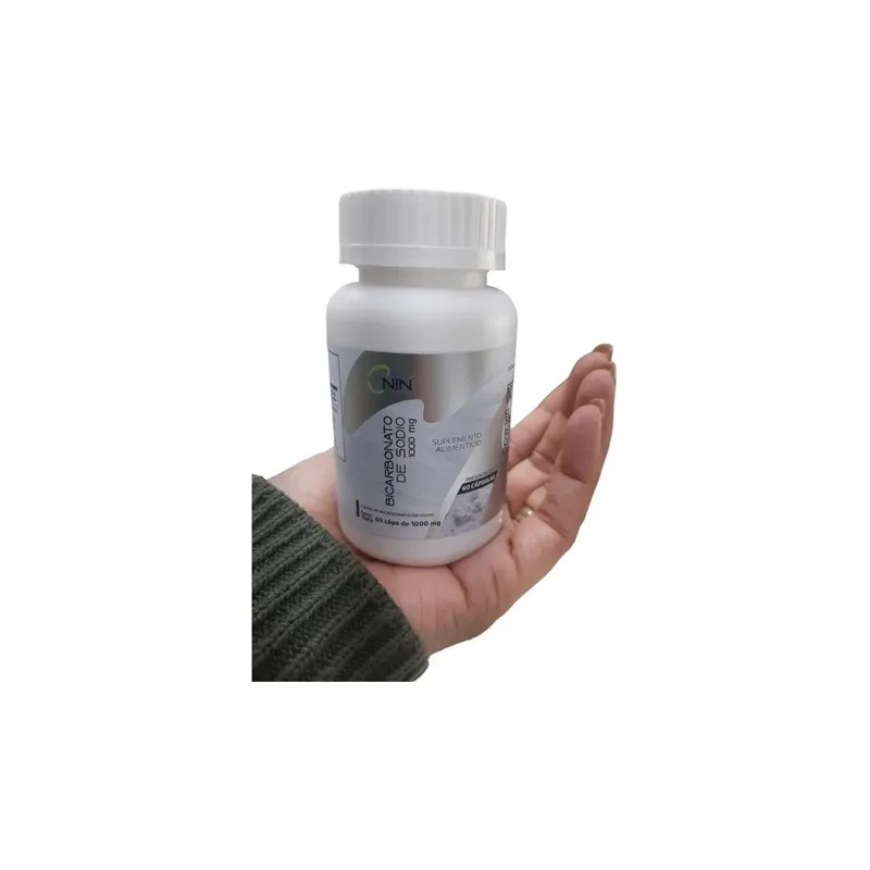 Bicarbonato De Sodio 1000mg 60capsulas 1g Nin