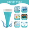 Qivine Pool Thermometer Wirelesss, 6 in 1 PH/ORP/EC/TDS/Temperature/Chlorine Meter WiFi