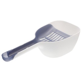 BESPORTBLE 1 Set Cat Litter Shovel Feeder Cat Litter Scoop Kitten Scoop Cat Litter Boxes Post Nip Cat Bowl Filters Clumping Water Dish for Cats Pet Paw Cat Litter Cat Stand Plastic Blue