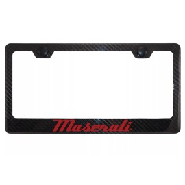 MVP Carbon Fiber License Plate Frame for Maserati