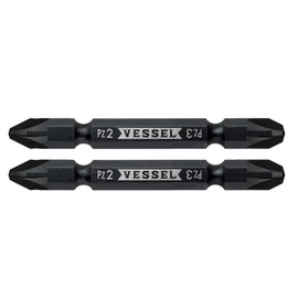 Vessel PZ142365 Double Ended Combination Bit, 2 Posi-Drive, PZ2 / PZ3 x 65