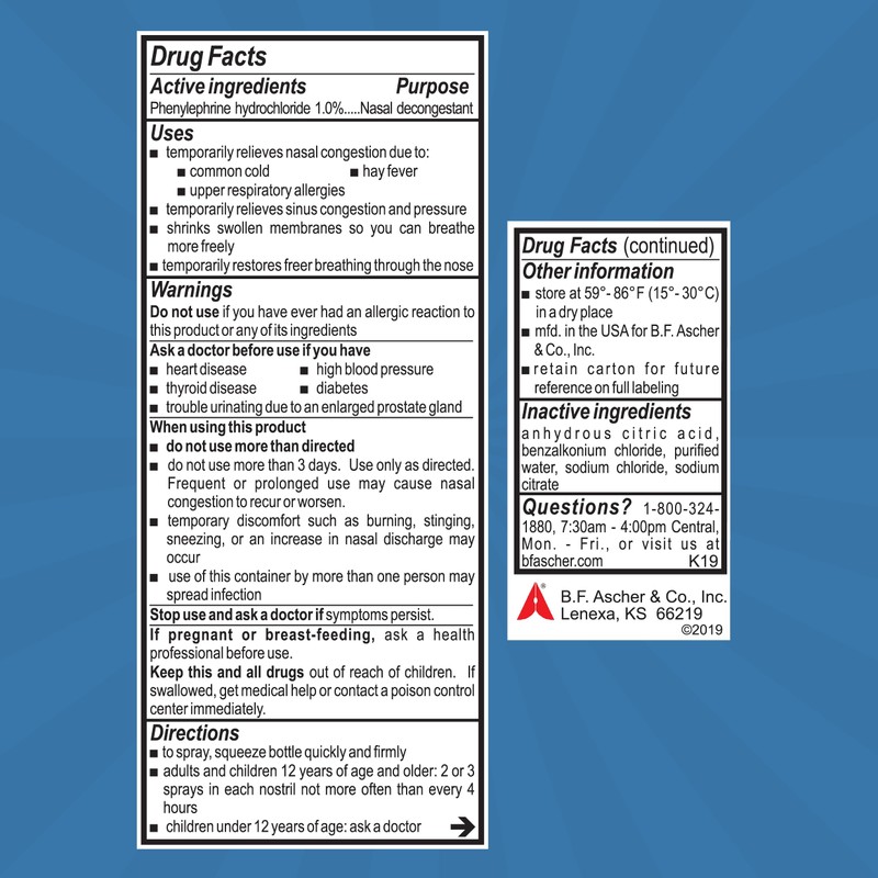 Neosynephrine, Nasal Spray for Cold Sinus Relief Extra Strength, Clear,