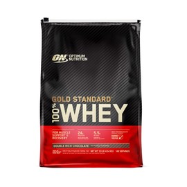 Optimum Nutrition Gold Standard 100% Whey Protein Powder, Double Rich Chocolate 10 Pound (Packaging May Vary)
