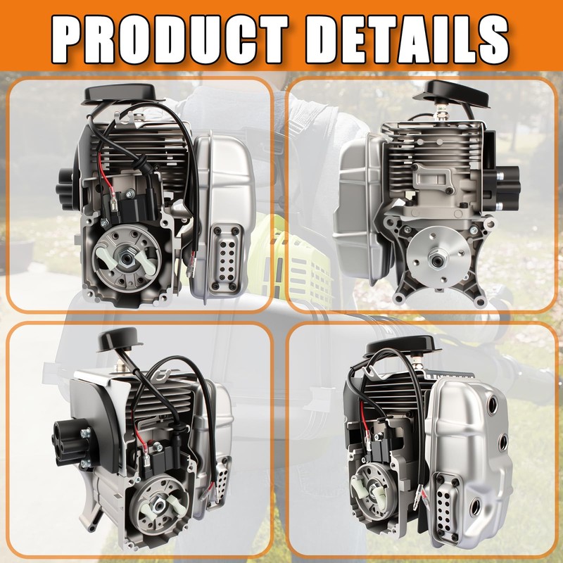 Gioong 577424401 Engine Shortblock Assembly Compatible with Redmax EBZ8500RH &