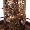 Solar Bird Feeder for Outdoors Hanging IP65 Waterproof Warm Light