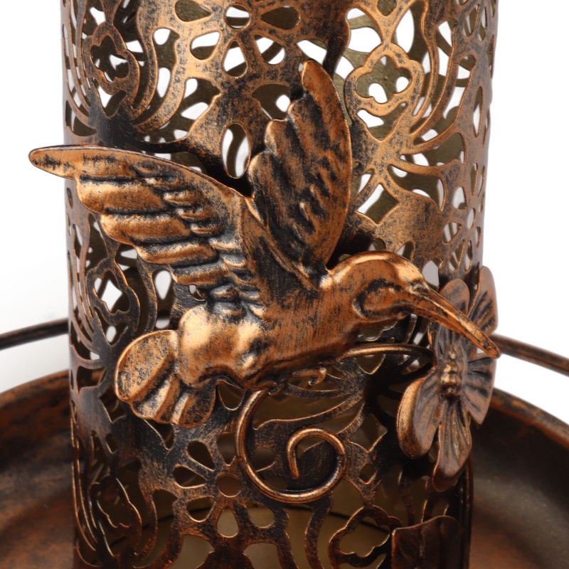 Solar Bird Feeder for Outdoors Hanging IP65 Waterproof Warm Light