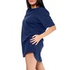 Love My Fashions® Women’s Plain Cotton Night Wear Long T-shirt