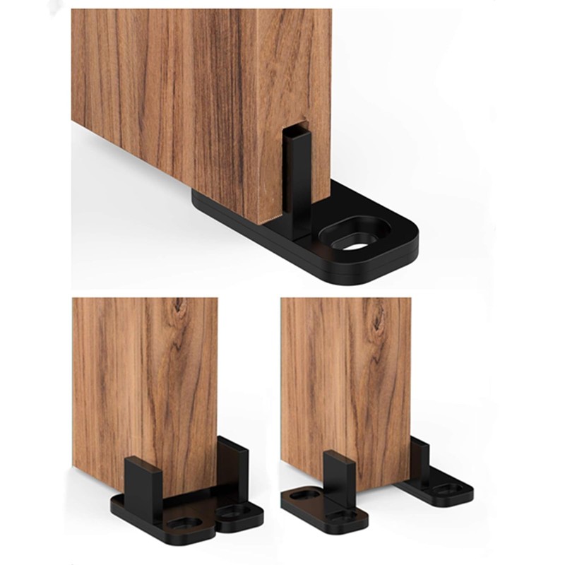 8 Set barn Door Floor Guide Rails, Sliding Wardrobe Door