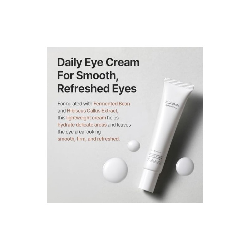 MIXSOON Bean Eye Cream - Crema Contorno de Ojos para