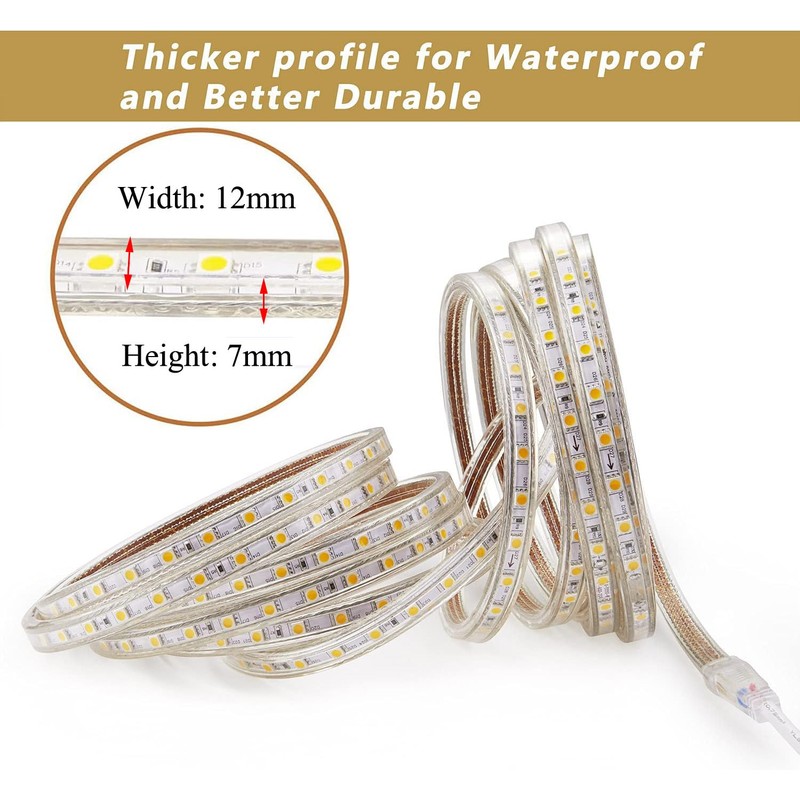 LED Strip, 2 Metres, LED Strip Light with Switch, LED