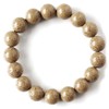 Gold Stone Bracelet 0.5 inches (12 mm), Orange, Made in