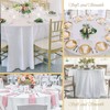 fani 12 Pack 120 Inch White Satin Tablecloth - Premium
