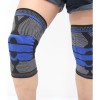 4pc Rodillera Elstica Compresin Para Gym Deportes Correr Negroazul Xl