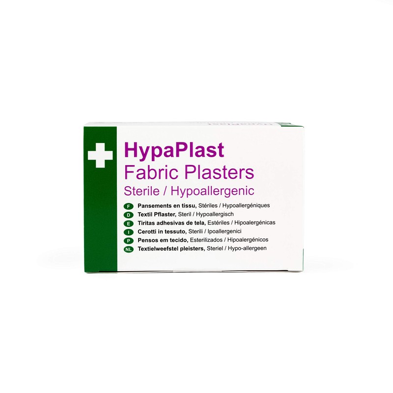 Safety First Aid Group HypaPlast Fabric Plasters, Assorted (100) Sterile