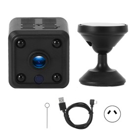 720P Mini Wifi Wireless Network Camera Mobile Phone Remote Monitoring Infrared Sensor Night View AC 100‑240VAU Plug