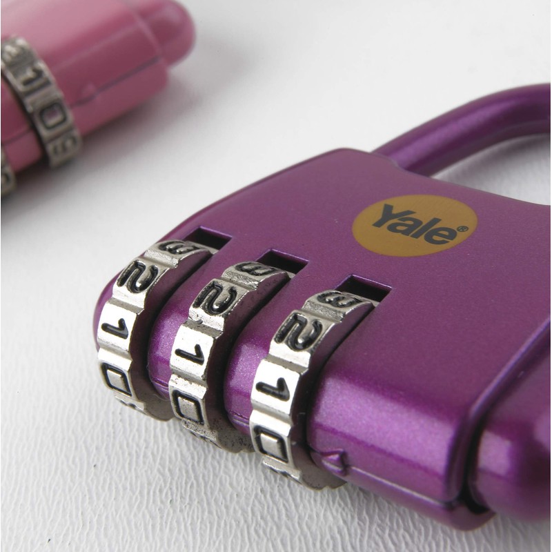 Yale Y-NOVELTY-2 Mixed Fashion Dreams Side Button Novelty Padlock