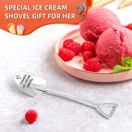 Cousin Gifts for Women Men, Birthday Gifts for Cousin Female Long Distance Friendship Gifts Engraved Spoon -Cousin's Ice Cream Shovel