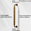 SYZOW 6 Pack Antique Brass Retro Cabinet Pulls 160mm Hole
