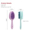 Cepillo de Silicona de Doble Cara para Cabello Húmedo Y