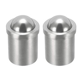 sourcing map Door Cabinet Closet Drawer 12mm Dia Stainless Steel Ball Catch Latch Catcher 2Pcs