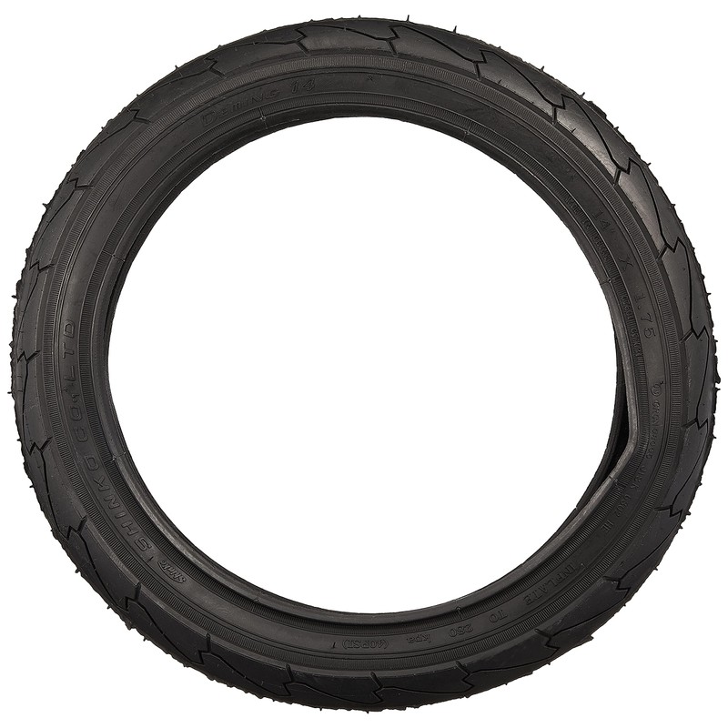 Shinko 65035 SR076 Bicycle Tire HE SR076 Black 14x1.75 14