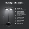 Feit Electric Table Lamp Touch Activated, 3 Color Temperatures, Dimmable,