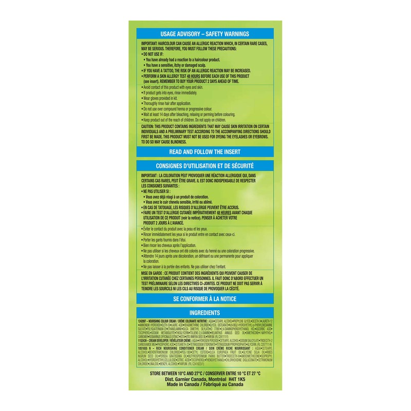 Garnier Nutrisse Ultra Nourishing Hair Color Creme with Triple Oils,