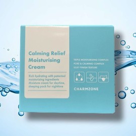 Chamzon 참존 카밍 릴리프 모이스처라이징 크림 70ml x 3개 절대 수분 진정 탄력 모공 주름개선기능성 Chamzone Calming Relief Moisturizing Cream 70ml x 3pcs Absolute Moisture Soothing Elasticity Pore Wrinkle Improvement Functional