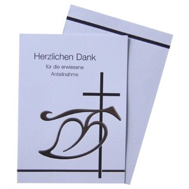 Thank You Cards Sympathy Cards Folding Cards without Text Inside 81-7542