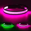 Weesiber Light Up Dog Collar, USB Rechargeable LED Dog Collar