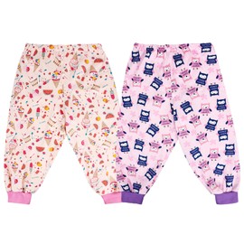 MOEMOE BABY Leakproof Diaper Pants for Potty Training Overnight Diaper Short for Toddler Boys and Girls 2 Packs