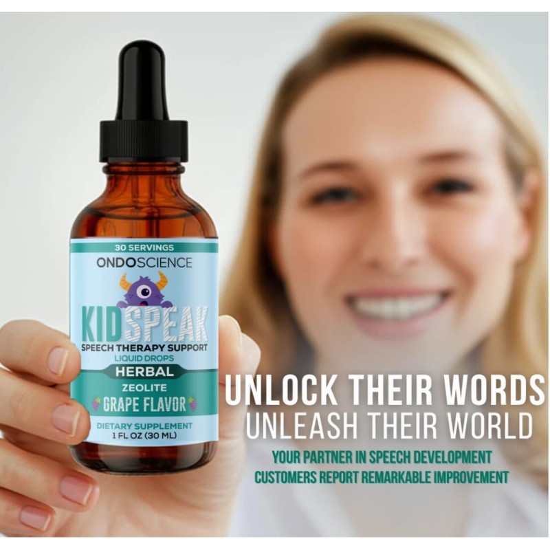 Ondo Science KIDSPEAK Speech Support Supplement for Children, Natural Vitamins