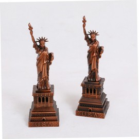 CHILDWEET statue of liberty model 10cm Statue of Liberty sand table decorate metal crafts crafts accessories New York statue tabletop decor souvenir dining table table adornment Metal Model