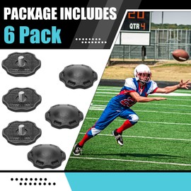 6Pack Football Helmet Thumb Screws Fits for Riddell Speedflex Chinstrap Screws,COITEK Thumb Screws for Speedflex Helmet Chinstrap Stabilization System Effective Protect Head 6Pcs