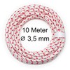 DF QUALITY 10 Metres High-Quality Starter Rope Red/White for Chainsaws,