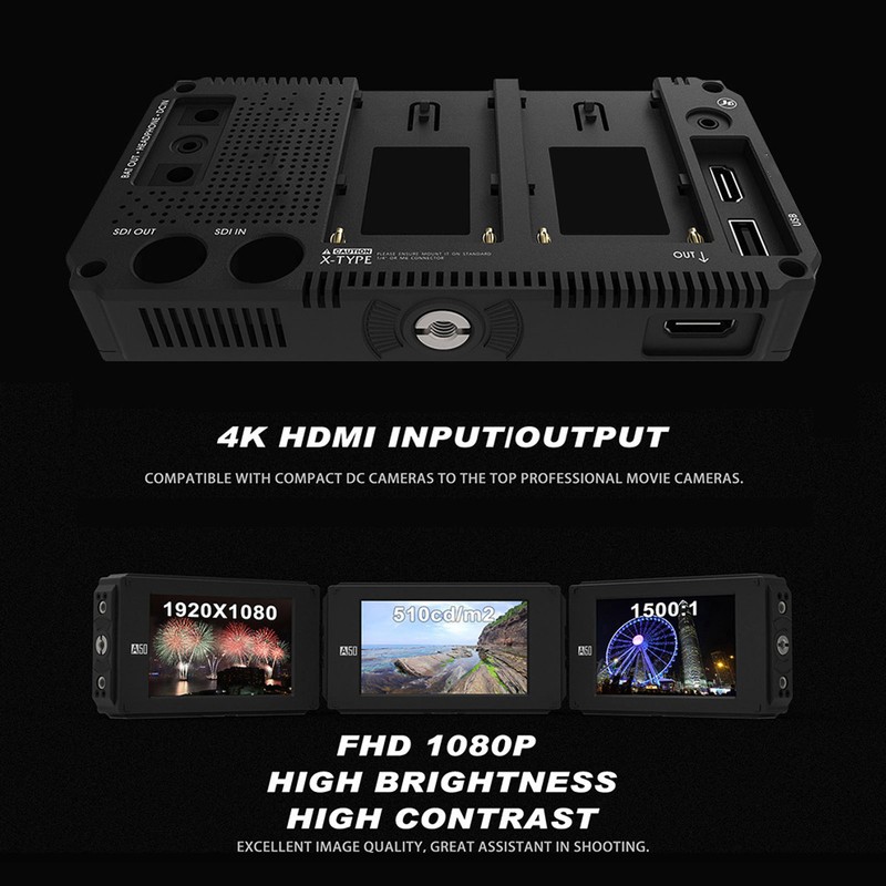 FOTGA A50TL HD Camera Monitor Touch Screen Viewfinder 1920x1080 4K