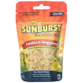 Higgins Sunburst Fruits & Veggies Gourmet Treats Small Birds