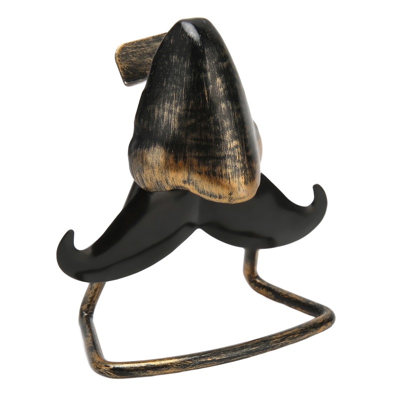 Nose Shaped Eyeglasses Holder Iron Nose and Mustache Shaped Eye