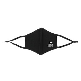 CHUMS CH09-1252 BlackxWhite/K004 S Mask, Cloth Mask, Light Cotton, Set of 2