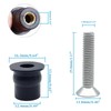 24 Pairs of M6 Neoprene Well Nuts M6 x 30mm