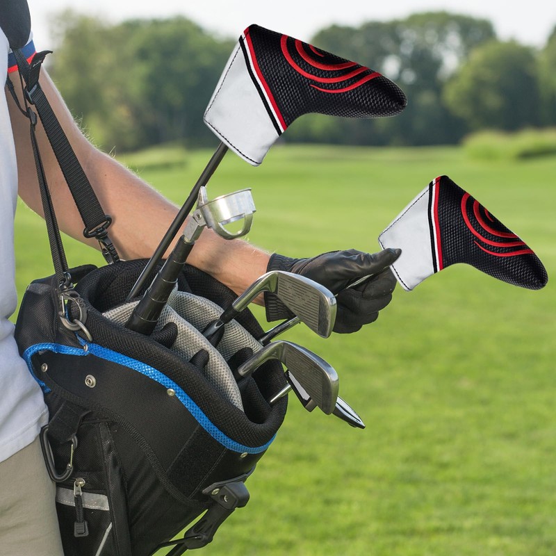 Golf Blade Putter Head Covers, Cover PU Leather Golf Club