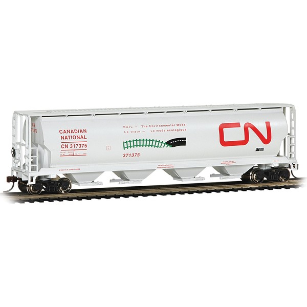 Bachmann Trains - Canadian 4 Bay Cylindrical Grain Hopper -