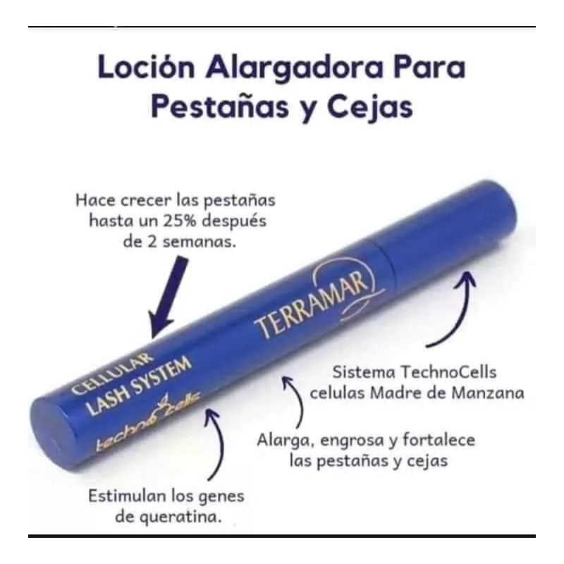 Terramar Suero Alargador De Pestañas Cellular Lash System Terramar