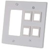 C2G/Cables To Go 41341 Double Gang Decorative Cutout Wall plate