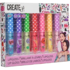 Create it! Beauty Lip Gloss Geur & Glitter, Pack of 7
