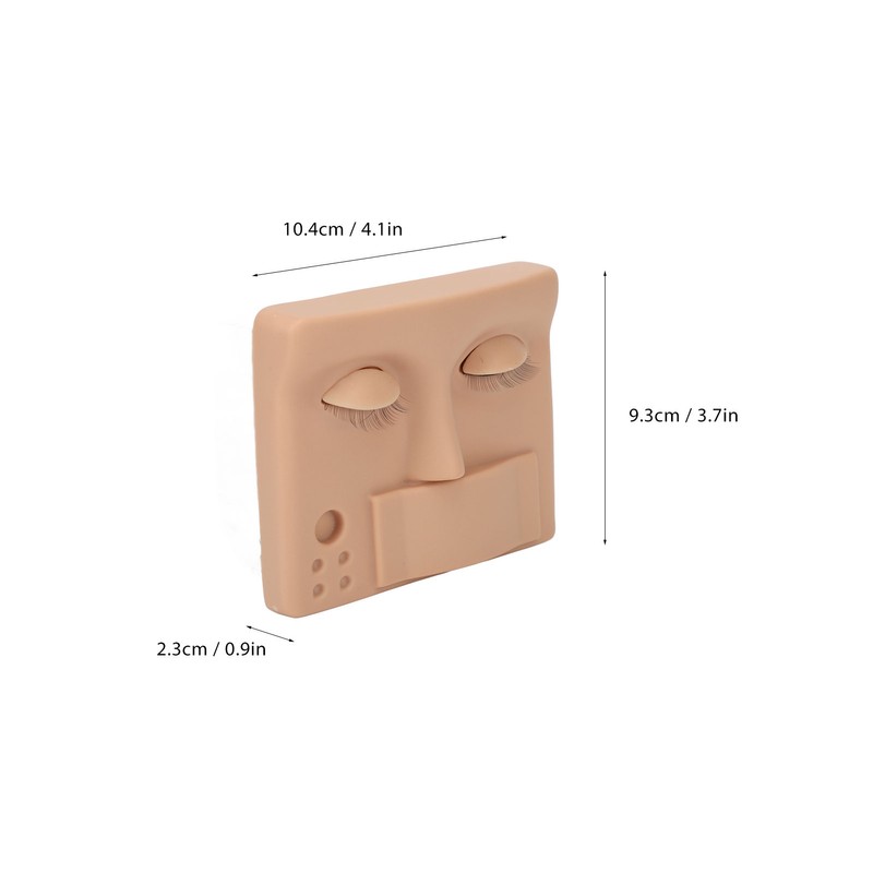 Eyelash Mannequin Head Replaced Eyelids Realistic Reusable 3D Lash Extension