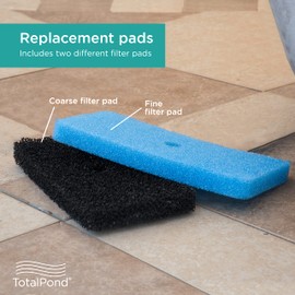 TotalPond Replacement Filter Pads for The Universal Pump Filter Box (MF13010) and Complete Filter Kit with Pump (MF13015)