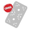 NAKLEO Aldeia Sun Geometric Star Triangle Modern Plastic Reusable Floor