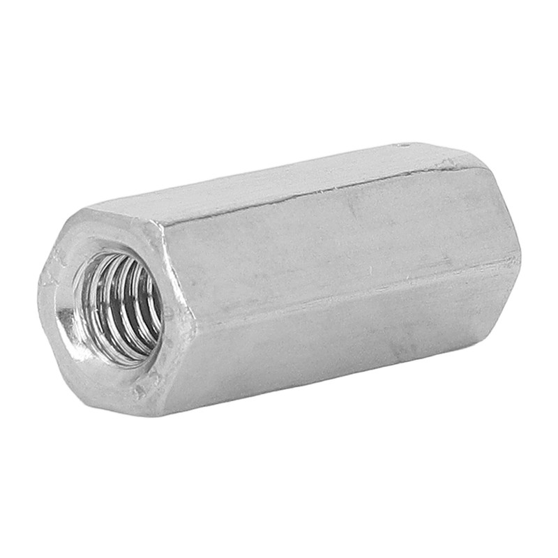 20 Pcs Hex Coupling Nut M6x1 L25mm Stainless Steel Threaded