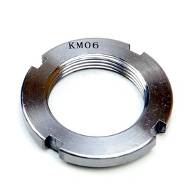 Parts and Parts Slot Nut KM6 30 x 45 x 7 mm, DIN 981, Shaft Hub Attachment, Metric Threaded Slot Nut, Use with Locking Washer DIN 5406, Ideal for Shafts & Gear Assemblies